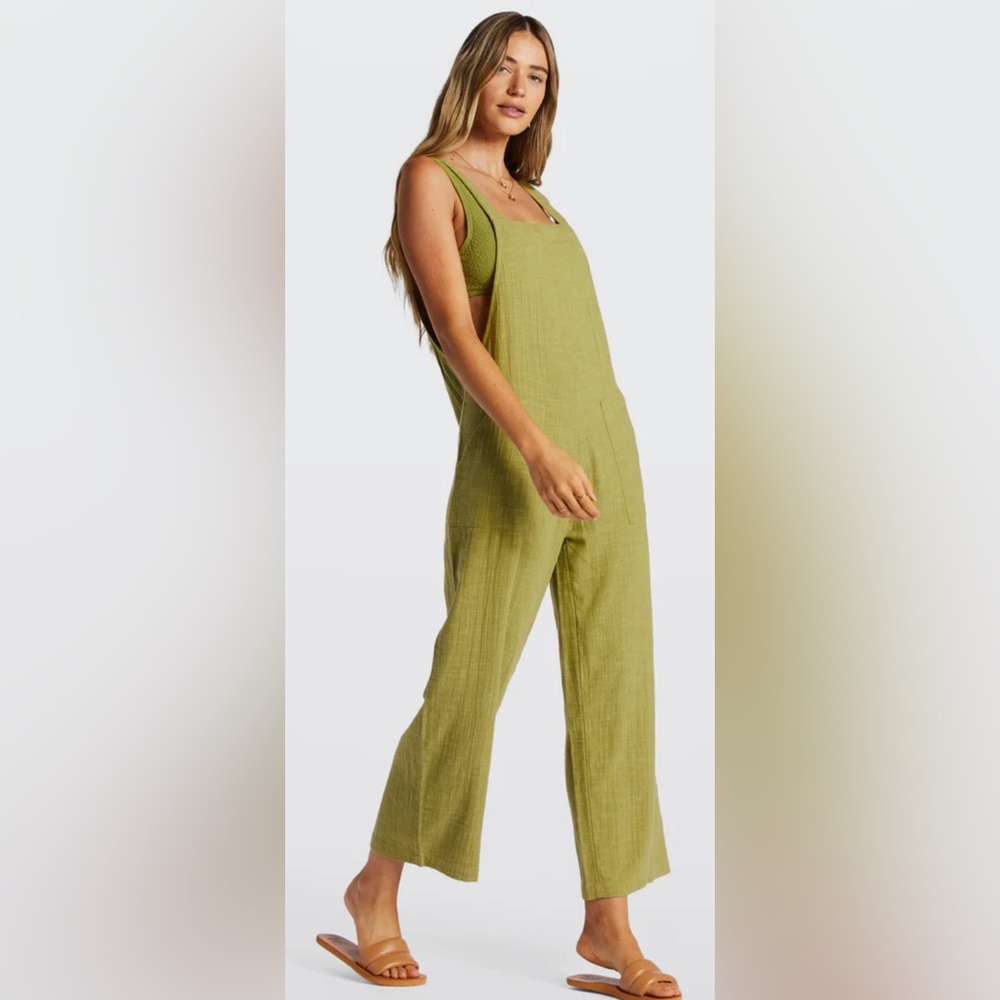 Billabong Olive Green Jumpsuit